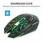 Gaming Mouse Wireless 2.4GHz USB Optical Rechargeable 3 Adjustable 6 Buttons