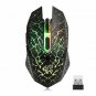 Gaming Mouse Wireless 2.4GHz USB Optical Rechargeable 3 Adjustable 6 Buttons