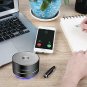 LENRUE Portable Wireless Bluetooth Speaker with BuiltinMic Handsfree Call Grey