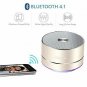 LENRUE Portable Wireless Bluetooth Speaker with BuiltinMic Handsfree Call Gold