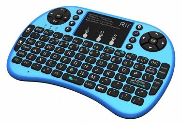 Keyboard Wireless Bluetooth Backlight Touchpad Keyboard with Mouse Blue