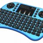 Keyboard Wireless Bluetooth Backlight Touchpad Keyboard with Mouse Blue