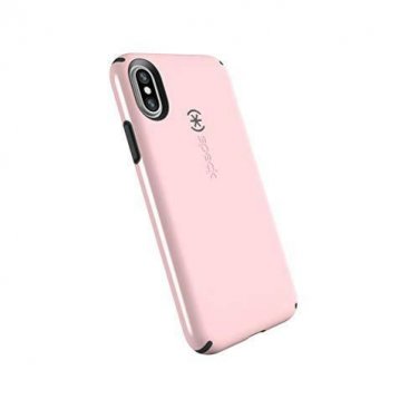 For iPhone X/Xs Case Drop Protection Polycarbonate Quartz Pink/Slate Grey
