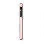 For iPhone X/Xs Case Drop Protection Polycarbonate Quartz Pink/Slate Grey
