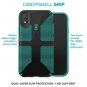 iPhone XR Case CandyShell Grip Drop-tested protection Black/Oasis Green