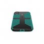 iPhone XR Case CandyShell Grip Drop-tested protection Black/Oasis Green