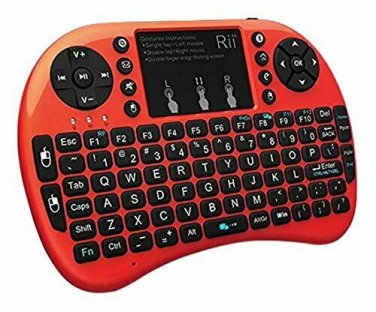 Keyboard Wireless Bluetooth Backlight Touchpad Keyboard with Mouse Red