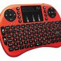 Keyboard Wireless Bluetooth Backlight Touchpad Keyboard with Mouse Red