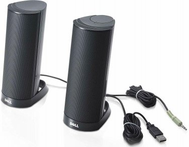Stereo Speakers System Dell AX210 USB quality sound with an integrated amplifier