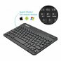 Keyboard Universal Slim Portable Wireless Bluetooth 3.0 7 Colors Backlit Black