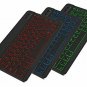 Keyboard Universal Slim Portable Wireless Bluetooth 3.0 7 Colors Backlit Black