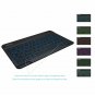 Keyboard Universal Slim Portable Wireless Bluetooth 3.0 7 Colors Backlit Black