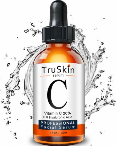 TruSkin Vitamin C Serum for Face Topical Facial Serum with Hyaluronic Acid 1fl