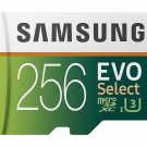 Samsung 256GB 100MB/s U3 MicroSDXC EVO Select Memory Card with Adapter MBME256G