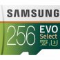 Samsung 256GB 100MB/s U3 MicroSDXC EVO Select Memory Card with Adapter MBME256G