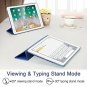 The Apple iPad Case New Lightweight Smart Trifold Stand Microfiber Lining Navy