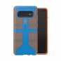 For Samsung Galaxy S10 plus Case Slim duallayer drop protection.Blue/Pumpkin