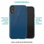 For iPhone XR Case duallayer construction drop test Deep Sea Blue/Slate Grey