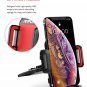 Car Phone Mount with a Super Strong Magnetic CD Slot ThreeSide Grips OneTouch