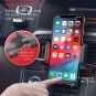 Car Phone Mount with a Super Strong Magnetic CD Slot ThreeSide Grips OneTouch