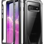 For Galaxy S10 Plus Case Rugged Clear FullBody Hybrid Bumper Cover Black