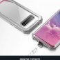For Galaxy S10 Plus Case Rugged Clear FullBody Hybrid Bumper Cover Pink