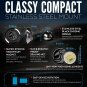 Car Mount  Holder Universal Magnetic Stylish Black Chrome OneHand to Safeness