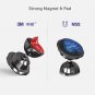 Car Phone Mount with a Super Strong Magnetic Installation Instructions Black