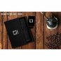 For iPhone 6S Plus Wallet case Faux Leather Ultra-Strong Magnetic Closure Black