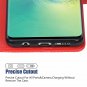 Samsung Galaxy S10 Plus Case Wallet PU Leather Stand Feature Wrist Strap Red