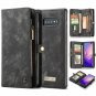 For Galaxy S10 Plus Case Wallet Handmade Premium Cowhide Leather Card Slot Black