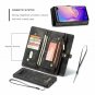For Galaxy S10 Plus Case Wallet Handmade Premium Cowhide Leather Card Slot Black