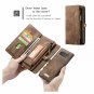 For Galaxy S10 Plus Case Wallet Handmade Premium Cowhide Leather Card Slot Brown