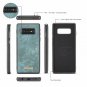 For Galaxy S10 Plus Case Wallet Handmade Premium Cowhide Leather Card Slot Blue