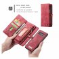 For Galaxy S10 Plus Case Wallet Handmade Premium Cowhide Leather Card Slot Red
