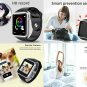Bluetooth Watch Touchscreen Smart Wrist Phone Fitness Tracker SIM SD Card Silver