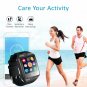 Smart Watch Bluetooth Android with SIM card slot Camera Touchscreen IOS Black