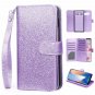 For Galaxy S10 Plus Case Wallet Cover Folio Cover Stand Feature Card Slot Purple
