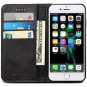 For iPhone XR Wallet Case Premium Leather Business Credit Card Holder Flip Black