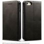 For iPhone XR Wallet Case Premium Leather Business Credit Card Holder Flip Black