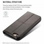 For iPhone XR Wallet Case Premium Leather Business Credit Card Holder Flip Black