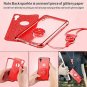 For Apple iPhone XR Case Cute Girly Glitter Bling Diamond Rhinestone Ring Red