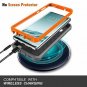 For Galaxy S10 Plus Case Heavy Duty ArmadilloTek Vanguard Series Military Orange