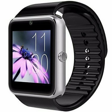 Bluetooth Smart Watch Partial Compatible for IOS IPHONEFull Compatible Silver