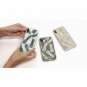 For iPhone XR Case Military Drop Test Protective Clear Liana Teal Pineapples