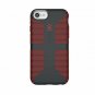 For iPhone 8/7/6S/6 Case CandyShell Grip Cell Phone Beaming Grey/Dark Poppy Red