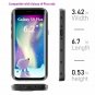 For Samsung Galaxy S9 Plus Case Waterproof Screen Protector Clear Back Black
