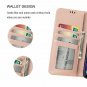 For Galaxy A8 case 3 Card Holder Embossed Butterfly Flower PU Leather Flip Rose