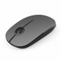 Wireless Mouse Slim 2.4G Nano Receiver Less Noise Optical Mice Gray