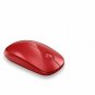 Wireless Mouse Slim 2.4G Nano Receiver Less Noise Optical Mice Pure Red